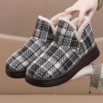 Naiste Talvised Platvorm Lumesaapad Soojad Kerged Libisemiskindlad Kunstkarusnahast Voodriga Pahkluusaapad Kingad Mugavad Karvased Jalutusk&auml;iguks L&uuml;hikesed Saapad Naistele 35 must