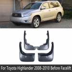 Auto poritiivad Toyota Highlander XU40 Kluger 2008-2013 Porikaitsed Pritsmekaitse Tagarattad Protecti Poriklapi v&auml;listarvikud