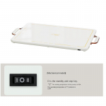 220 V multifunktsionaalne majapidamises kasutatava soojuse s&auml;ilitusplaat toidulaud konstantse temperatuuriga pliidiplaadi n&otilde;ude soojendusplaat