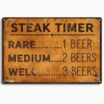 Retro Funny Bar Metal Sign Vintage Plaque Ideaalne Pub Club Man Cave k&ouml;&ouml;ki ja seinakaunistuseks 20x30cm valge