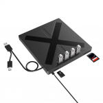 6-in-1 USB 3.0 Type C v&auml;line CD DVD RW VCD optiline seade SD/TF-portidega DVD kirjutaja CD/DVD-seadme m&auml;ngija s&uuml;learvutile Macbookile PC-le