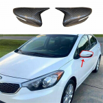 Carbon Fiber OX sarvepeegli trimmid Kia Forte K3 2013-2018 jaoks