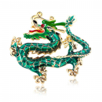 Zodiac Dragon Year Prooch Sense Niche Totem Pin Meeste &uuml;likond jakk Korsage Aksessuaarid Hiina stiil