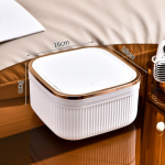 Kaanega mini t&ouml;&ouml;lauakast Kerge luksuslik press-pr&uuml;gikast, lauaarvuti pr&uuml;gikorv, lauapealne meik, lauapealne pr&uuml;gikast, pr&uuml;gikast