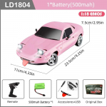 2024 Uus 1:18 Mazda Mx5 Premium Version Rc Drift Car Rc autot g&uuml;roskoopiga Tagaveoline m&auml;nguauto Moedl s&uuml;nnip&auml;evam&auml;nguasjad lastele kingitus roosa