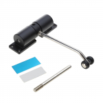 Reguleeritav automaatne uksesulgur Roostekindel ja vastupidav uksehingede hingede lihtne paigaldamine koju ja kontorisse valge