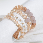 4tk Vintage Boho Stretch Thread kihiline Bead Tups naiste k&auml;ev&otilde;rud