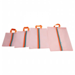 4 tk/komplekt reisihoidiku organikott p&uuml;hadekohver tualett-tarvete riiete v&otilde;rgust hoiukott heleroheline v&auml;rv