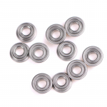 10 tk Mf63Zz minimetallist topeltvarjestatud &auml;&auml;rikuga kuullaagrid (3Mmx6Mmx2,5Mm)