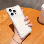 Kaardihoidja telefoni&uuml;mbris iPhone 11 13 Pro Max iPhone 14 15 Pro Max 12 13 Pro Max 13 Pro 14 Pro Samsung jaoks iPhone 11 Pro valge