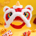 Lemmikloomade pidulik m&uuml;ts, aasta koera aksessuaar Lion dance hat