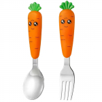 Beebilusikas Isetoitmiskahvel v&auml;ikelapsele Mitmeotstarbelised toidunuudlid Toitmislusikad Ohutu toidukvaliteediga laste lauan&otilde;ud 1set