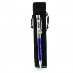 Pierres et Min&eacute;raux. Stylo min&eacute;raux Charo&iuml;te de Russie. Couleur Bleu marine.