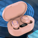 Juhtmevaba Bluetooth-peakomplekt Macaron E7s k&otilde;rvasisene Bluetooth-k&otilde;rvaklapid TWS-i minik&otilde;rvaklapid Bluetooth-k&otilde;rvaklapid roosa