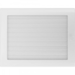 Ventilatsiooni kate 22x30 valge koos ruloodega