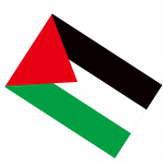 Palestiina lipp 2 messingist &ouml;&ouml;siga, erksav&auml;rviline pol&uuml;ester, topelt&otilde;mblusega, v&auml;rvikindel riigilipp