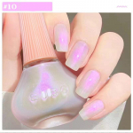 Nail Art Populaarne piimvalge k&uuml;&uuml;nelakk Kiiresti kuivav kauakestev lakk matt p&auml;rlmutterlaser-s&auml;rav k&uuml;&uuml;nelakk Mark