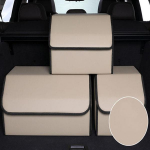 Nahast autoistme tagumine reisihoidiku hoidik Sisemine kott riidepuu tarvik suur panipaik Auto auto tagumine pagasiruum suur hoiukott 30*30*30cm