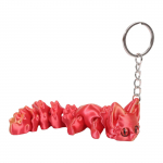 3D Prinditud Rebase V&otilde;tmehoidja Ripats Liikuva Sabaga Loov Disain Dekoratiivne Kotikaunistus Moekas Aksessuaar Kingitus 4