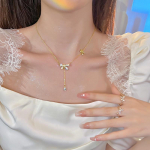 Butterfly Tassel titaanist terasest kaelakee naistele &ndash; luksuslik, pleekimatu, kvaliteetse disainiga rangluukett