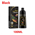 100ml 3 &uuml;hes juuksev&auml;rvi &scaron;ampoon, kohene juuste tumendamine, hallist mustaks, Polygonum Multiflorum, looduslik siduv katvus naistele must