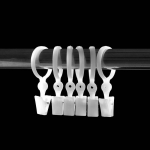 10 tk plastikust kardinapandla klamber Valge kardinalipsu pandlad kodutarbed