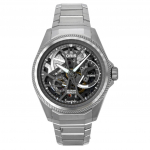 Oris Propilot X titaanhalli luustikuga sihverplaadi automaatne 01-115-7759-7153-Set7-22-01TLC 100M meeste k&auml;ekell hall