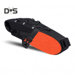 Jalgratta sadula hoiukott 5,8L mahutavusega veekindel helkuriga maantee m&auml;giratta istme tagumine saba kott korraldaja tasku jalgrattas&otilde;idu jalgratta tarvikud must