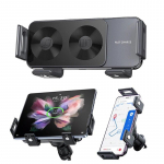Autos traadita laadija alus Autokinnitus telefoni hoidjale 15W Kiire autolaadimine iPhone'ile Samsung Galaxy S23 S22 S21 Z Fold Flip 5 4 3 jaoks