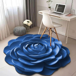 3D-prinditud roosivaip Kristallveluur Pleki- ja kulumiskindel Oluline peretubade jaoks Diameter 120cm