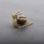 Isiksus Retro Puhas Vask Mini Tigu Kuju Kaunistused Lauale Antiikmessing Teepetsi Kollektsioon Kodu Kaunistused Elutoa jaoks Snails