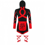 Naiste Draakoni Ninja Kost&uuml;&uuml;m - Jaapani S&otilde;dalase Halloweeni Riietus XL