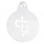 Kohvi kaunistamise &scaron;abloon Latte Art &scaron;abloonid Roostevaba teras Kohv Cappuccino &Scaron;abloon Vorm