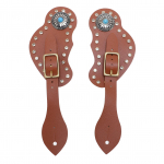 Kannusrihmad Komplekt 2 Ratsasport Kauboi Saapad Varustus Reguleeritavad L&auml;&auml;ne Rodeo Karjamaa Aksessuaarid