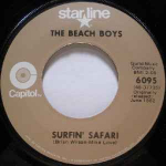 7-tolliline plaat BEACH BOYS - Surfin' Safari 6095 Capitol Records 1972 USA Rock Kasutatud