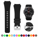 22mm silikoonrihm Samsung Galaxy Watch 3 45mm/huawei kella GT2 46mm/Gear S3 kellarihma k&auml;ev&otilde;ru jaoks Amazfit GTR 47mm jaoks Samsung watch 46mm tumesinine v&auml;rv