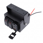 2-l&uuml;litiga l&uuml;litikarbi komplekt pingejaama, PD Type C, QC3.0 USB-pordiga, veekindel, DC 12&ndash;24V jaoks