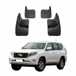 4 tk porilapatsid Mudguards &Uuml;hilduvad Toyota Land Cruiser Prado FJ90 FJ120 FJ150 FJ200 1997 -2018-ga FT-47 must
