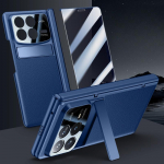 Sobib Xiaomi MIX Fold4 mobiiltelefoni &uuml;mbrise membraaniga integreeritud klambri kokkuklapitav 4. p&otilde;lvkonna vedruhing t&auml;iskattega &auml;ri-krobeline Xiaomi Mix Fold4