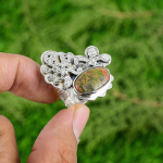 Emap&auml;eva M&uuml;&uuml;k S&uuml;damet&scaron;akra Unakiit V&auml;&auml;riskivi Raam T&uuml;tar S&otilde;rmus 925 H&otilde;be Adjustable