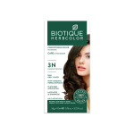 Biotique Ammonia-vaba juuksev&auml;rv Tumeim pruun 3N 50g + 110ml Orgaanilised taimsed ekstraktid Looduslik s&auml;ra Hallide katvus