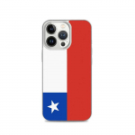 Coque iPhone &ndash; Drapeau Chili &ndash; iPhone 13 Pro &ndash; Supp &ndash; Disain &ndash; L&auml;bipaistev plastik