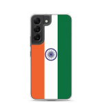 Coque T&eacute;l&eacute;phone &ndash; Samsung &ndash; Galaxy S22 Plus &ndash; Drapeau Indien &ndash; Supp &ndash; Mitmev&auml;rviline