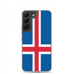 Coque T&eacute;l&eacute;phone Drapeau Islande &ndash; Samsung Galaxy S22 Plus