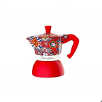 Cafeti&egrave;re Moka - BIALETTI - Dolce e Gabbana - 2 tasses - Induction - Rouge