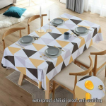 P&otilde;hjamaade stiilis veekindel, &otilde;likindel, pestav PVC laudlina s&ouml;&ouml;miseks, telkimiseks, kodumajutuseks ja restoranidele. 120x170cm Edge