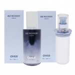 OHUI Age Recovery Essence Set 50ml + Refill 50ml | Anti-Aging Serum with Baby Collagen | Wrinkle Care | Korean Skincare Gift Set 50ml + Refill 50ml