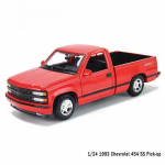 Meichi Joonis 1:24 1993 Chevrolet 454 SS Pikap Transporter Simulatsioon Sulamist Auto Mudel K&auml;sit&ouml;&ouml; Ehted Kollektsioon M&auml;nguasi Poisi S&uuml;nnip&auml;evakingitus punane