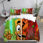 ai Itaalia Ajuk&otilde;di Tung Tung Sahur Voodipesukomplektid Tekk Voodikate Tekikott Padjap&uuml;&uuml;r 2-3 Osalised Komplektid Kodu Dekoratsioon EU Single 135x200cm