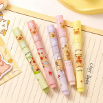 6 tk Cartoon Capybara Highlighter komplekt Markeerimispliiats Armas k&auml;sikonto Pliiats &Otilde;pilastele Kirjatarbed Kontoritarbed Kingitused